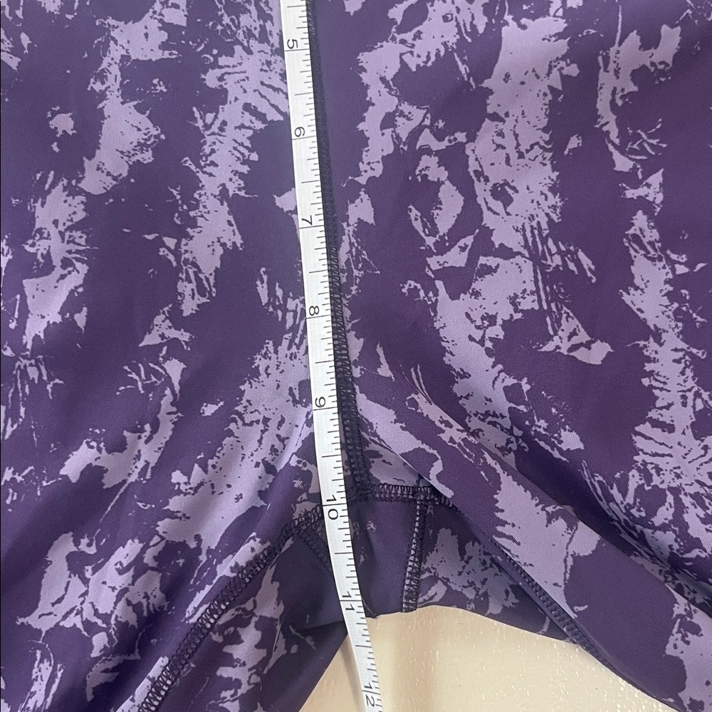 EUC Nike Dri Fit 7/8 purple high waisted leggings - Picture 10 of 12